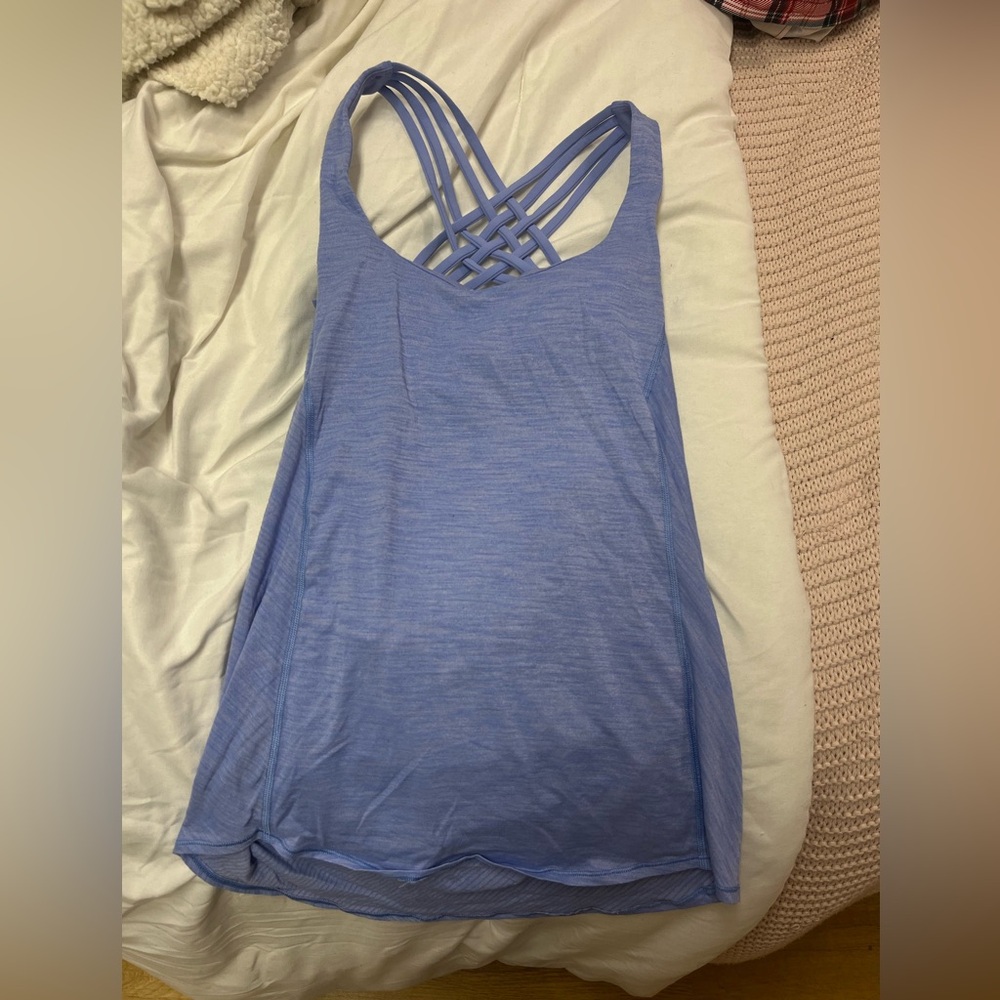 lululemon athletica Periwinkle Strappy-Back Tank